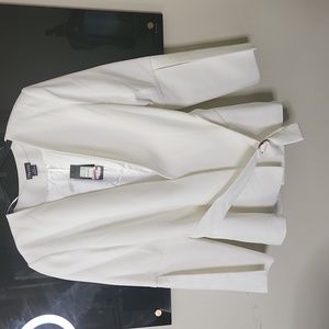 City Chic Women's 16 Split Sleeves Ivory Jacket